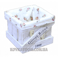Ящик деревянный декоративный малый с чехлом, категория C, 004/DYK3M/1381