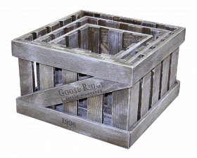 Ящик деревянный декоративный, категория A, набор из 3 шт. 004/DYK1/1380