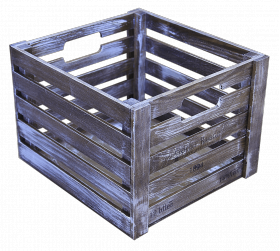 Ящик деревянный декоративный большой, категория G, 004/DYK7B/1601