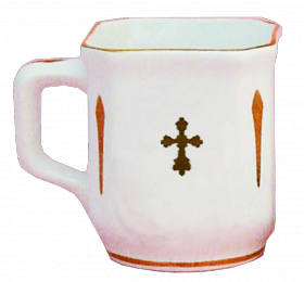 Фарфоровая чашка "Богородица"