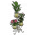 Подставка для цветов на 3 вазона "Нота" 001/ГСК3/70